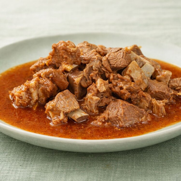 Piatto tipico abruzzese a base di carne: il coato di Arsita | © Generato da IA