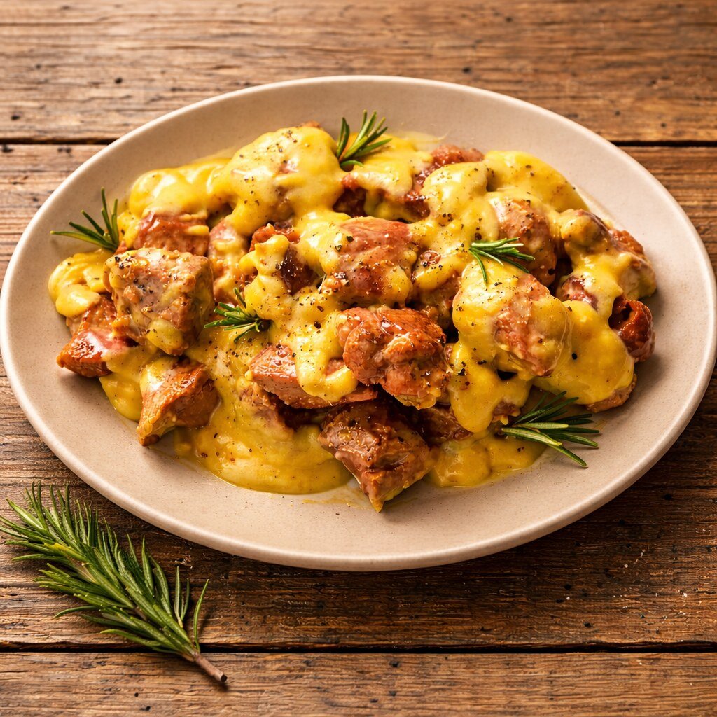 Piatto con l'agnello cacio e ova abruzzese | © Generato da IA