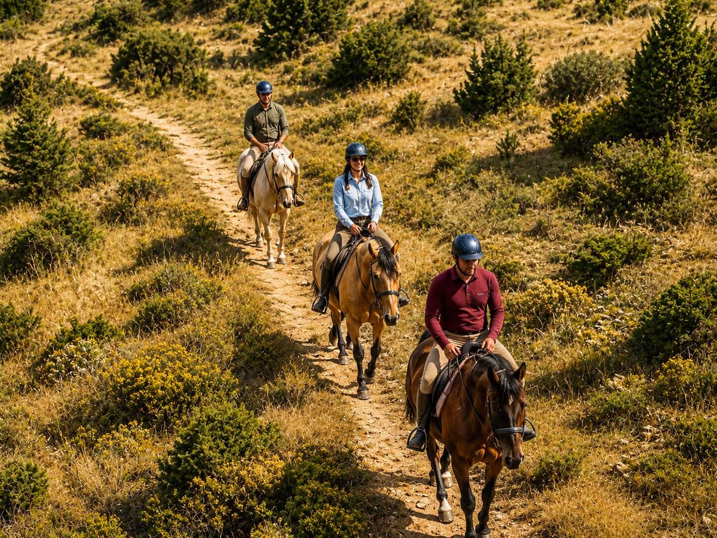 Passeggiata a Cavallo nella Valle del Tirino
