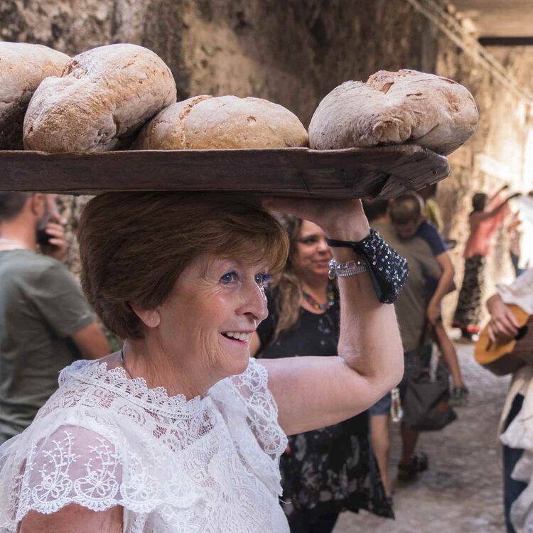 Evento tradizionale in un borgo abruzzese | © USRC Abruzzo